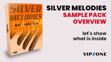 Sample Pack Overview - Silver Melodies - Midi Melodies - Midi Melody Pack - Midi Chords Pack