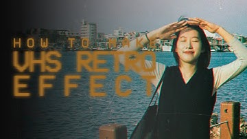 VHS Photo Effect | Photoshop Tutorial