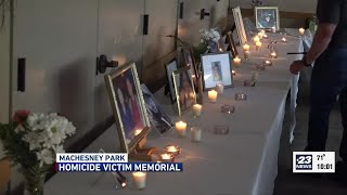 Families of homicide victims recognized at memorial