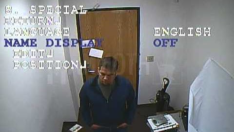 620 TV Line Dome Camera OSD-  Special Features Settings