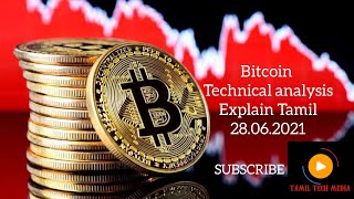 Bitcoin Analysis Tamil Today 28.06.2021 | Bitcoin Technical analysis chart Tamil