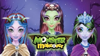 Monster Makeover Kids Game - Girl's Halloween Makeup Makeover Dress up screenshot 3