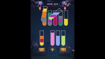 Water color sort puzzle level 928 ios android / sort water color puzzle level 928 solution #shorts