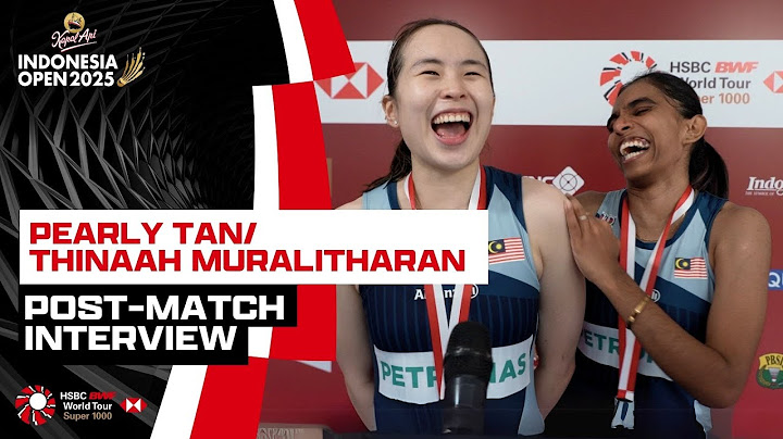 Pearly/Thinaah reflect on their first Super 1000 final | #IndonesiaOpen2025