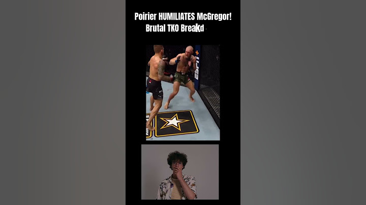 Poirier HUMILIATES McGregor! Brutal TKO Breakdown! #TKOFinish