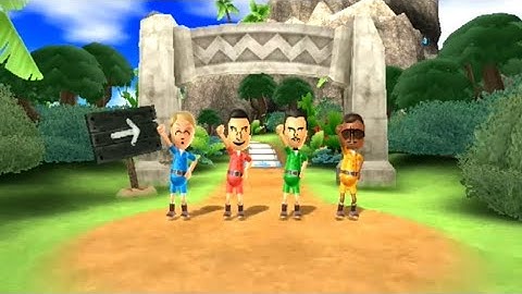 Wii Party Board Game Island: Allen vs. Tony vs. Saburo vs. Miguel (Beginner Difficulty)