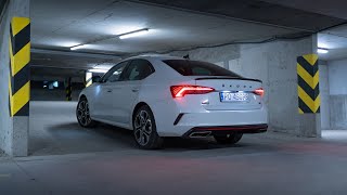 2021 Skoda Octavia RS iV: exhaust sound, light effects &amp; interior ambient lights