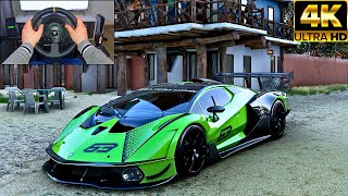 Lamborghini Essenza SCV12 | Forza Horizon 5 | Thrustmaster TX Steering Wheel Gameplay