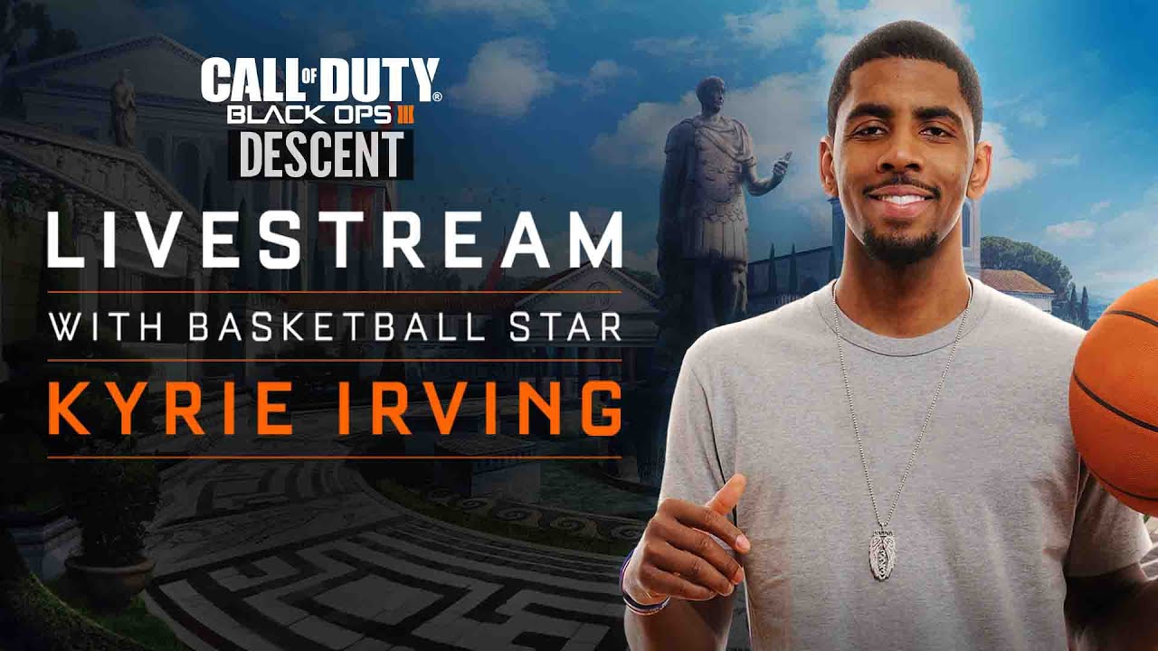 NBA Champion KYRIE IRVING Plays Black Ops 3 Descent DLC w/ Me, TypicalGamer and Swiftor