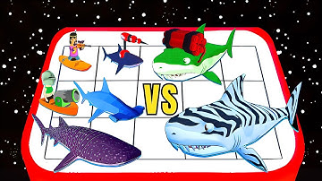 MERGE SHARKS - Merge Monster Battle, ASMR Gameplay