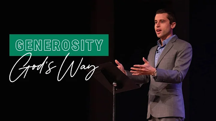 Generosity God's Way | John Cortines (Sermon)