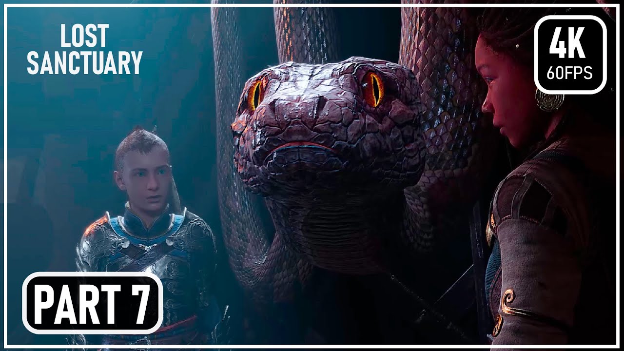 THE LOST SANCTUARY | DISCOVER WITH ANGRBODA | GOD OF WAR RAGNAROK | WALKTHROUGH | PART 7 | 4K 60FPS