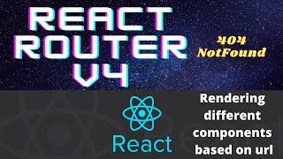 React Router Tutorial | Easy Setup - 10 minutes | Rendering components based on url