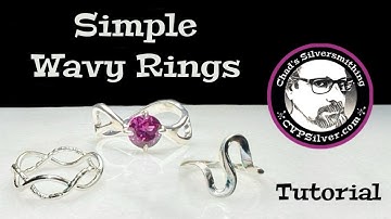 3 Wavy Ring Designs: A Silversmithing Tutorial