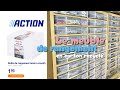 Comment fabriquer un meuble en carton pour ranger les boites de loisirs cratif de chez action