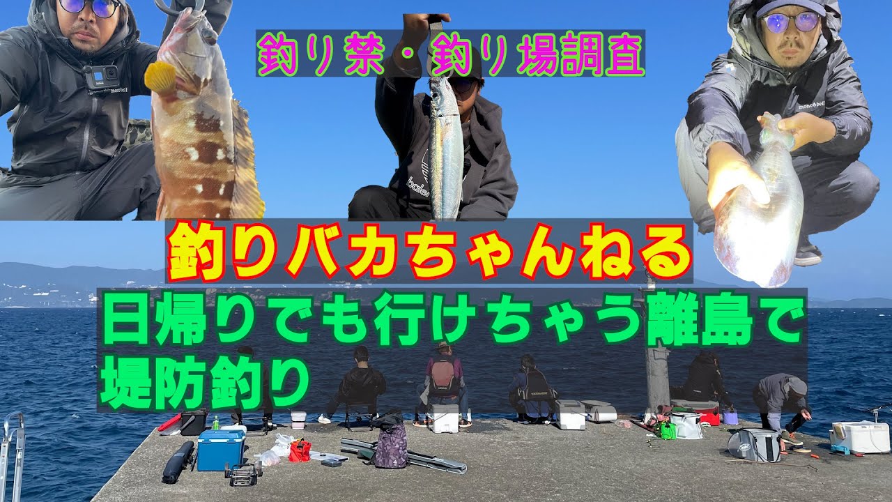 【初島釣行】都心から最も近い離島で釣り場調査。近いくせに釣れる魚が凄かった！！絶対行くべき釣り場紹介