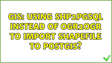 GIS: Using shp2pgsql instead of ogr2ogr to import shapefile to PostGIS?