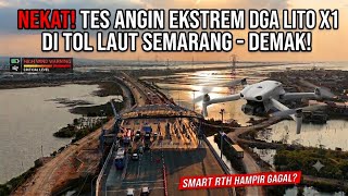 RECKLESS! Extreme Wind Test of the DJI Lito X1 at the Semarang - Demak Sea Toll Road! Did RTH Alm...