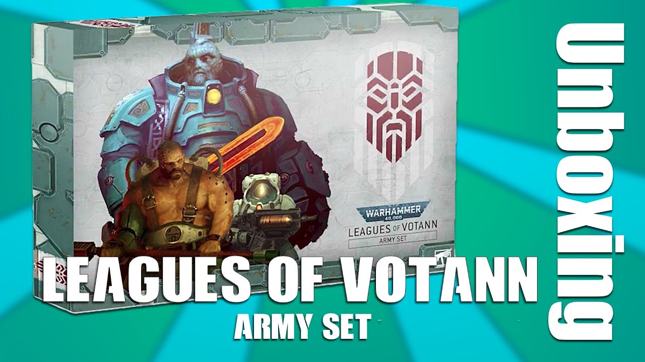Unboxing Leagues of Votann Army set for Warhammer 40K tabletop games unboxing YouTube