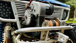 Warn 8274 winch rebuild and motor upgrade