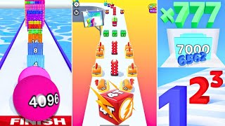 Rolling Ball Run Numbers Game vs Jelly Run 2048 vs Number Master Run & Merge | High Score Gameplay! screenshot 5