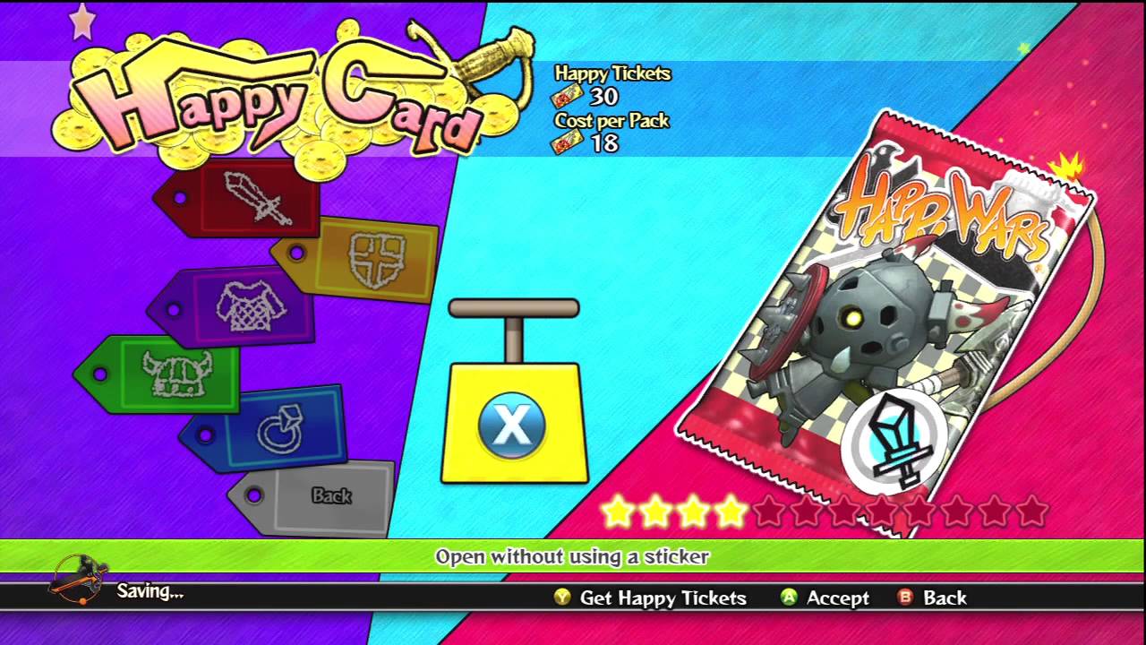 Happy Wars :title update, 60 free happy tickets