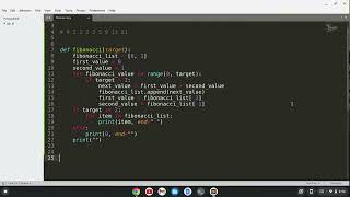 Fibonacci in Python 3