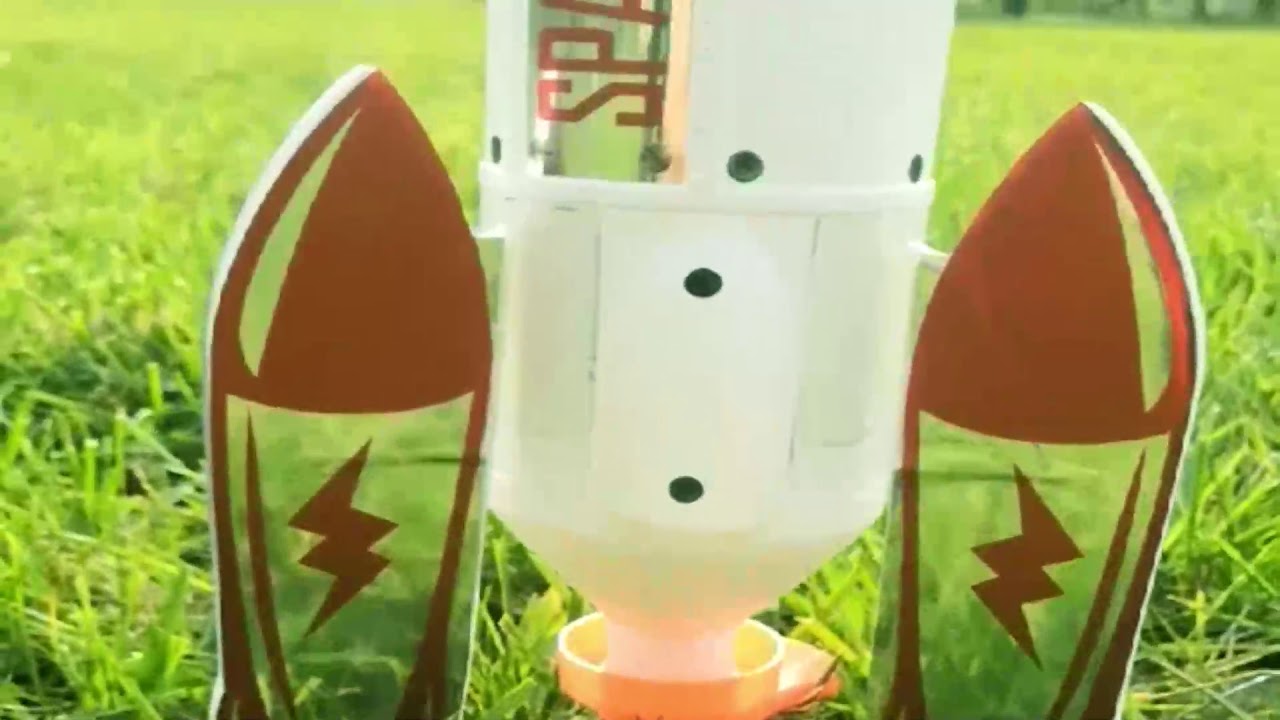 Science Kids Singapore - Outdoor Flying Foam Air Water Launcher Model Rocket Toy For Kids