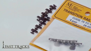 Transition Rail Joiners - Code 70 to 55