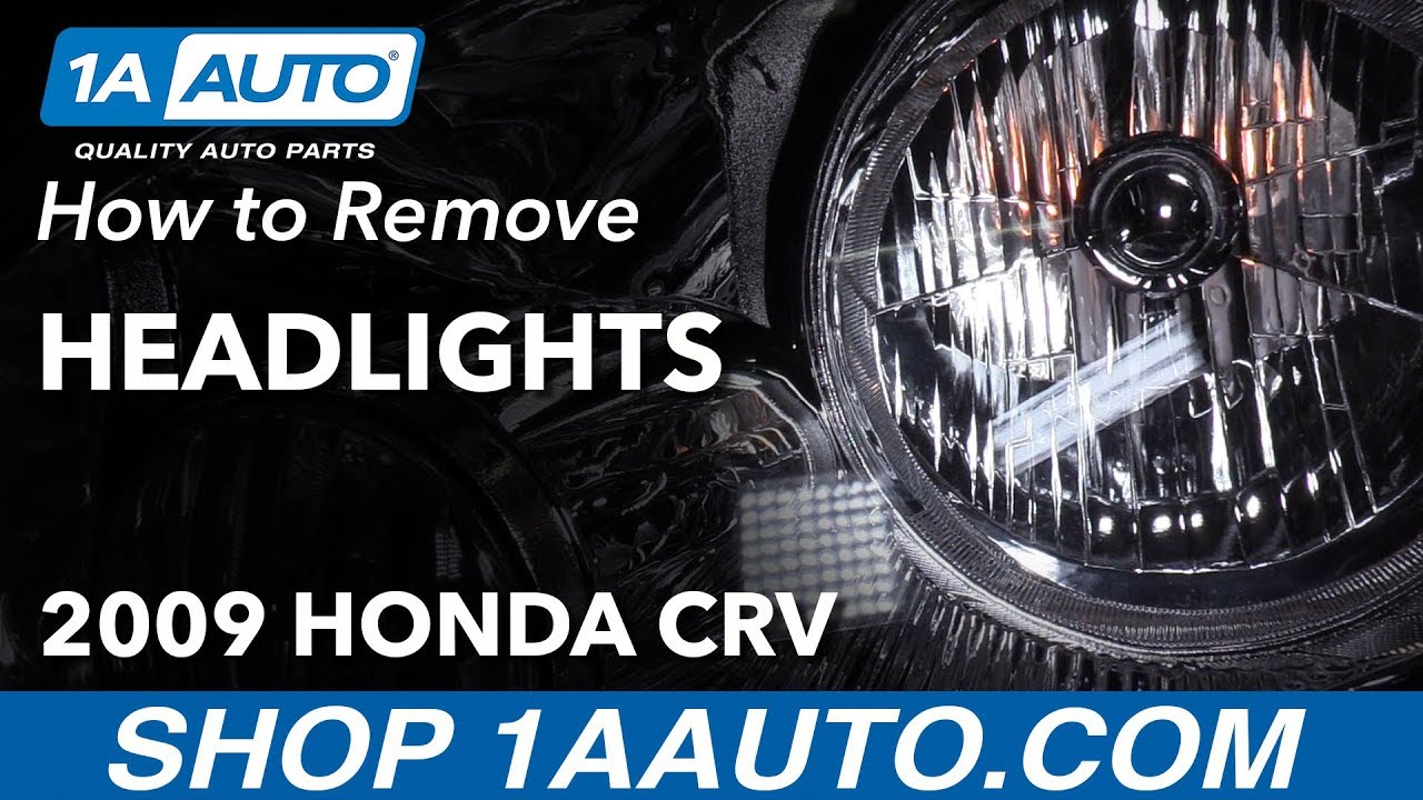 How to Replace Headlights 07-11 Honda CR-V - YouTube