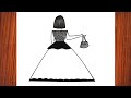How To Draw Easy Beautiful Girl Drawing/Easy Fashion Illustration / Pencil Sketch Art For Beginners