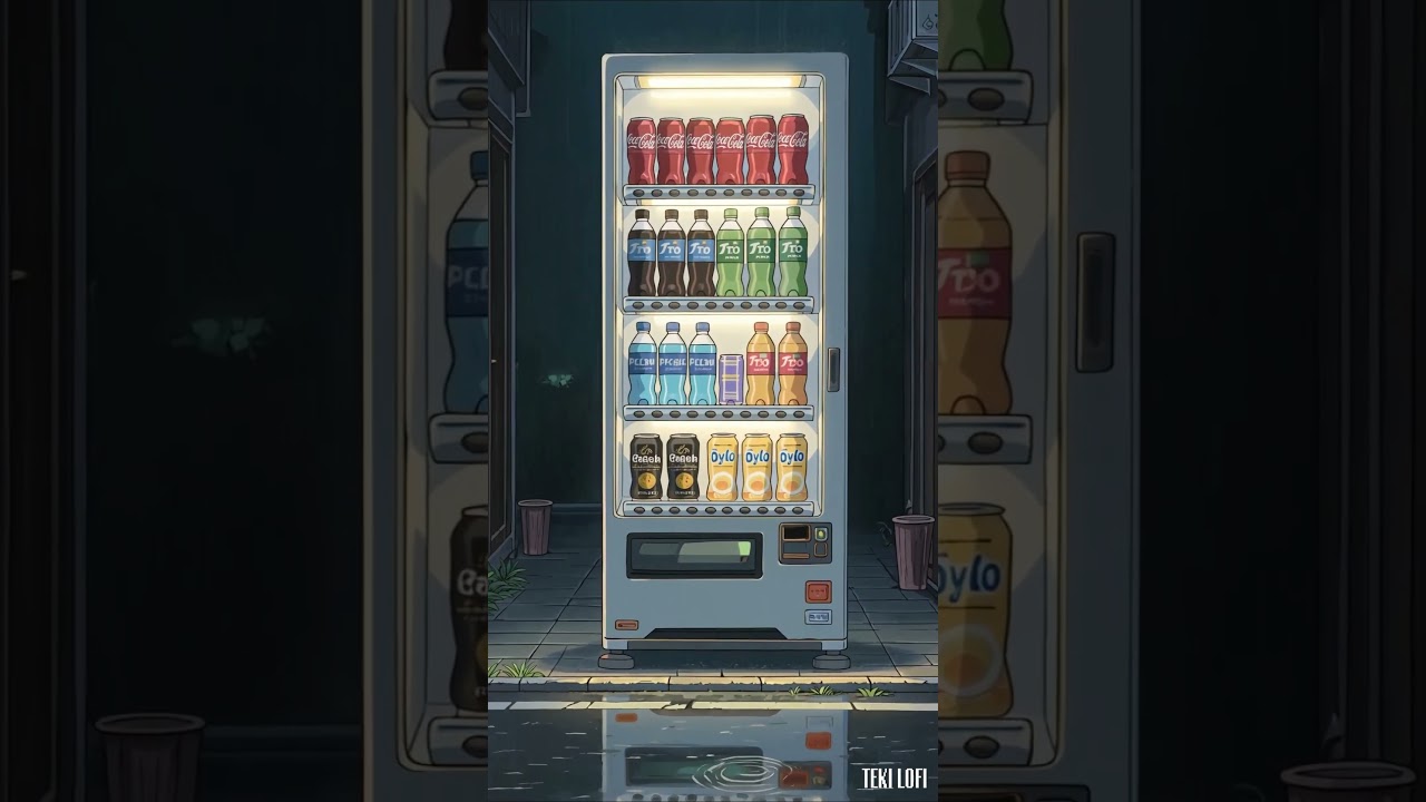 Vending machine at midnight hits different 🎰🌙 #lofi #shorts #chill