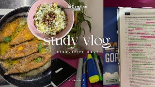 Study vlog | Productive | Life in India , what I eat