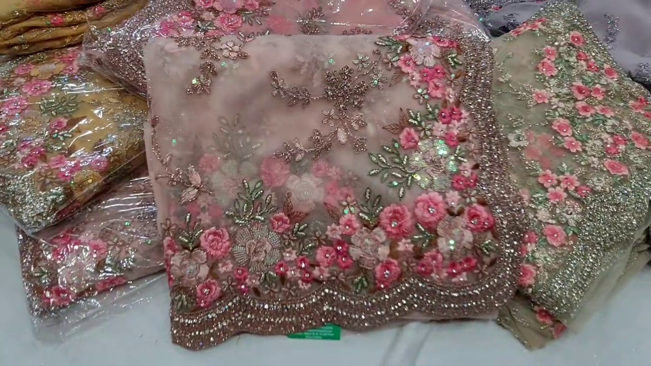 beautiful designer original Indian party saree unlimited