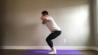 Body Weight Drop Catch Squat