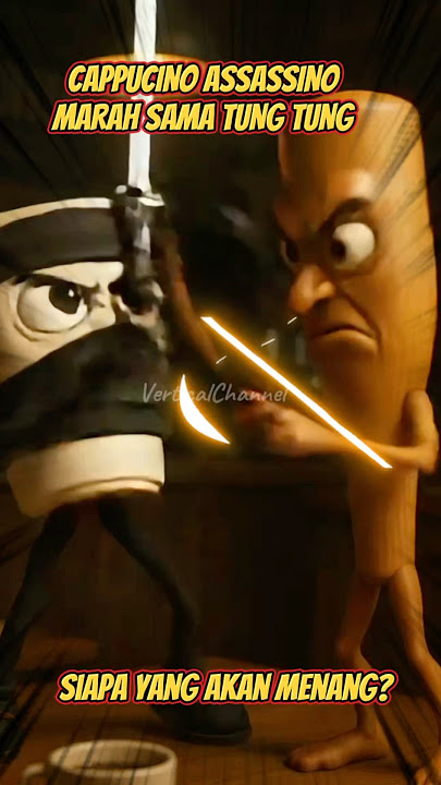 CAPPUCINO ASSASSINO VS TUNG TUNG SAHUR #brainrot #shorts #trending