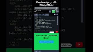 Simple #website w/ #html5 #css #javascript #webdevelopment #computer  #developer  #code #programming