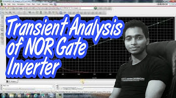 Lab #21 Transient Analysis of NOR Gate Inverter  | AKTU | Orcad 16.6 lite simulation software | elec
