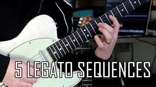 Video thumbnail of "5 Legato Pentatonic Patterns"