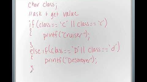 18. conditions (if/else) and switch in C