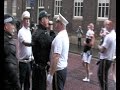 Loyalist bandsmen break determination outside St. Patricks Church