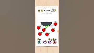 Brain Test Level 53 (Gameplay Solution) (Game Tube) #shorts