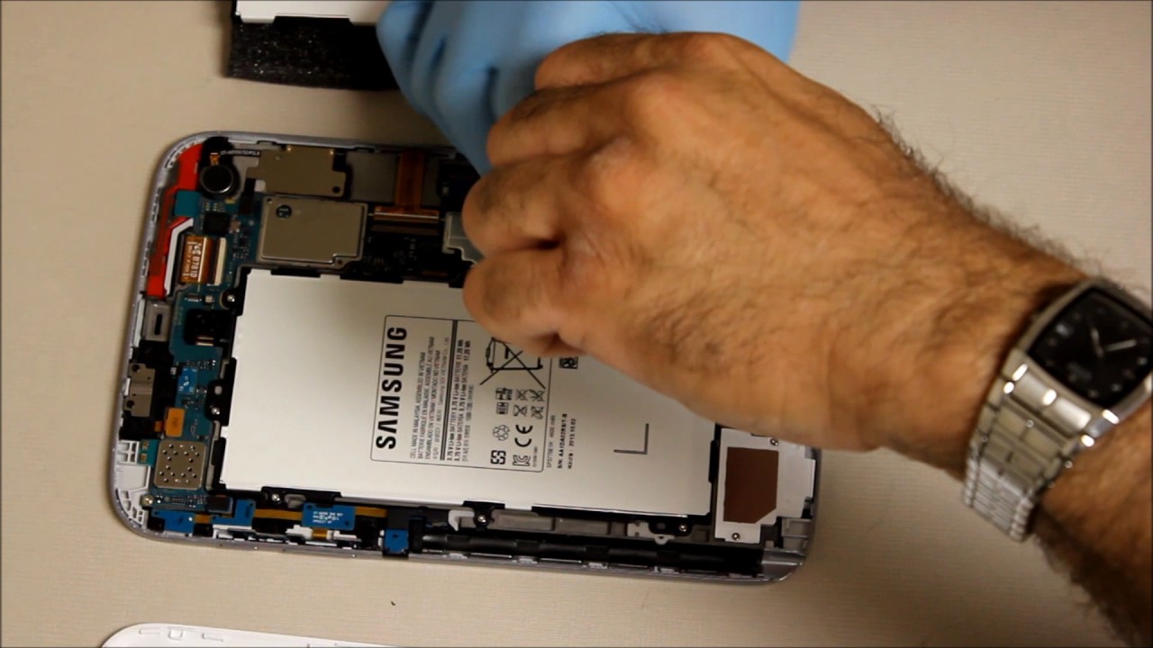 How to replace the Samsung Galaxy Note 8.0 Battery-You tube - YouTube