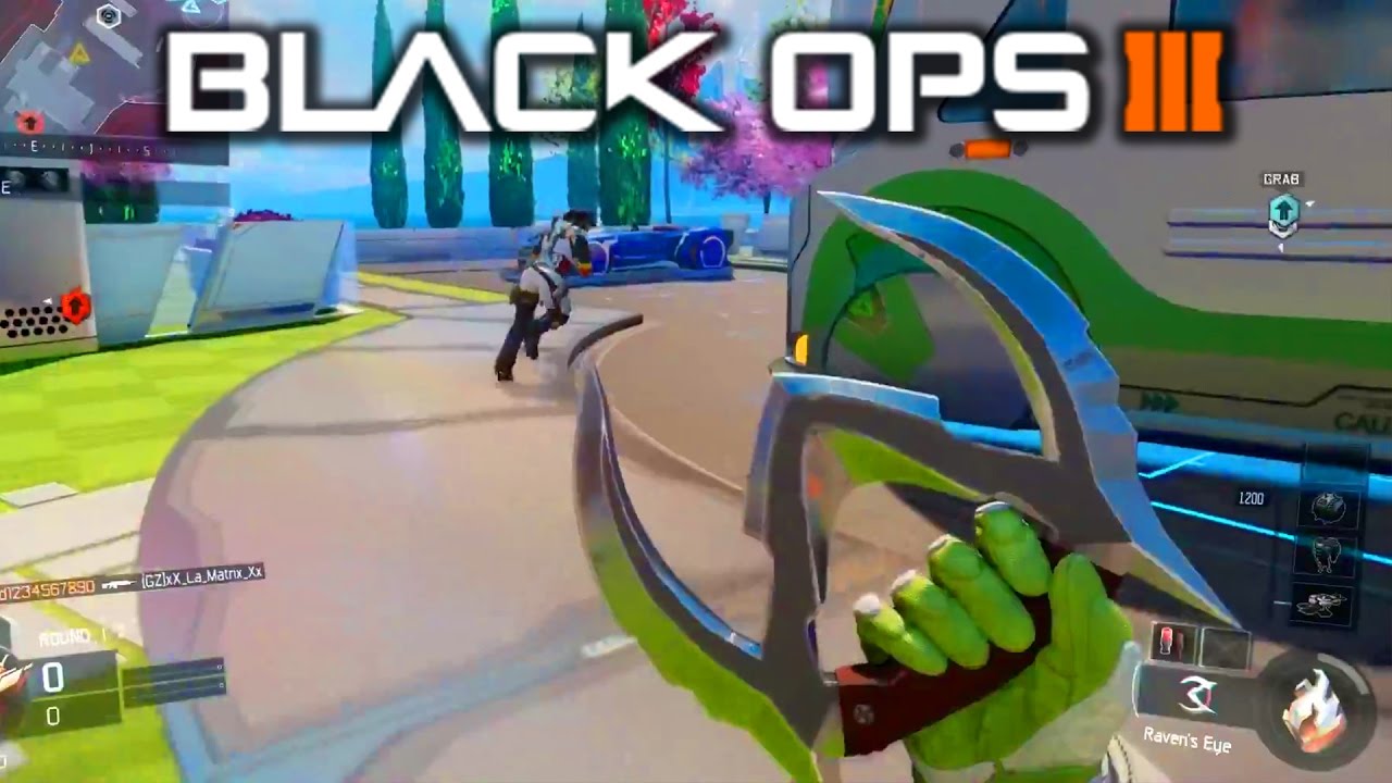 Black Ops 3 - "RAVEN'S EYE GAMEPLAY!" - NEW MELEE WEAPON - New Melee Weapon Showcase - COD BO3