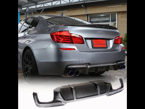 Give your BMW F10 M Tech a facelift carbon fiber rear bumper diffuser.
