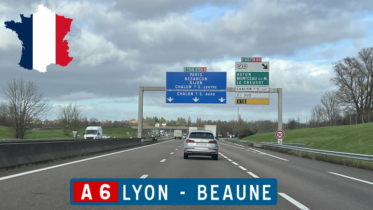 France (F): A6 Lyon - Beaune
