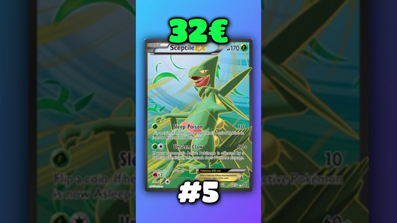 Top 10 Cartas Sceptile Pokémon TCG 