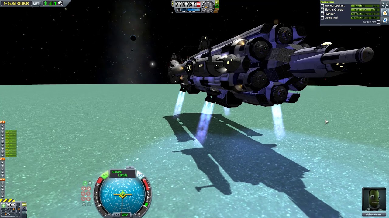 KSP Mothership Fuel Tanker Landing YouTube