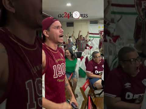 React: Torcida do Fluminense no Acre vibra com vitória no segundo jogo do Mundial de Clubes