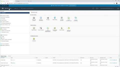 Creating a new namespace in vSphere with Kubernetes